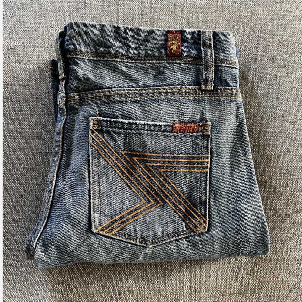 7 For All Mankind Women Flynt Bootcut Jeans Womens Size 29 7FAM